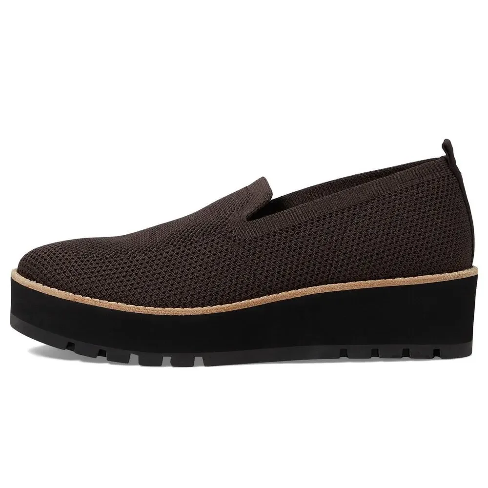 EILEEN FISHER WOMENS ERGOS CHOCOLATE 9 MEDIUM